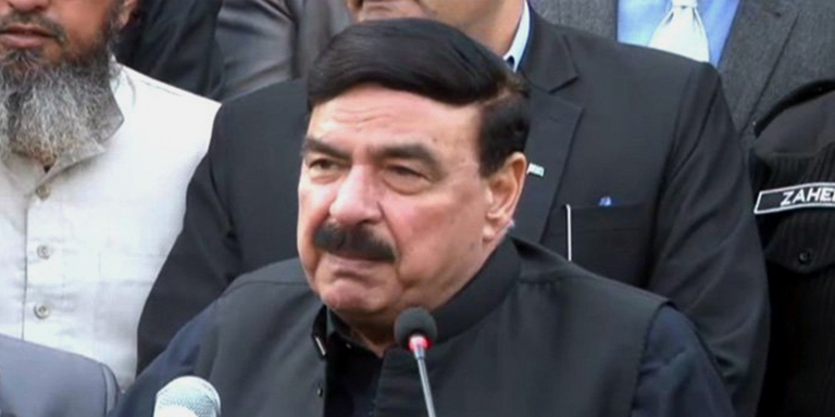 Shiekh Rasheed on chairman Senate