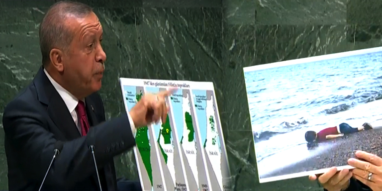 Turkish President Erdogan raises Kashmir issue at UN