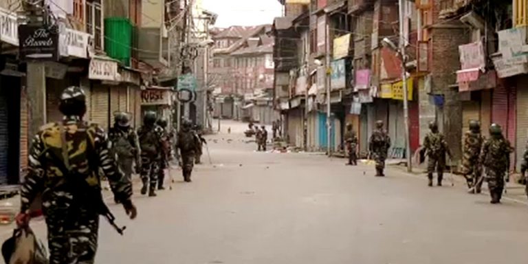 Curfew in Indian Occupied Kashmir
