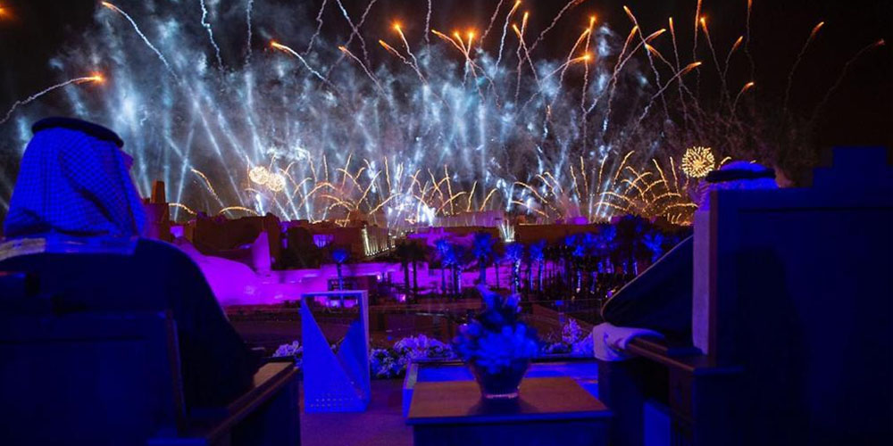 King Salman bin Abdulaziz Patronizes Laying Foundation Stone Ceremony for Diriyah Gate