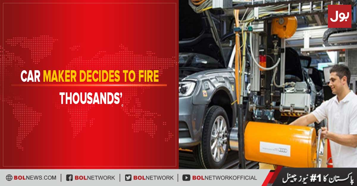 Car maker decides to fire thousands