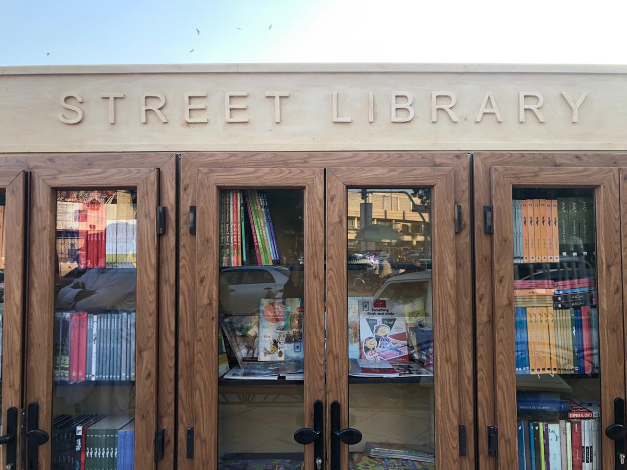 Pakistan's first street library inaugurated in Karachi on QeA's birthday