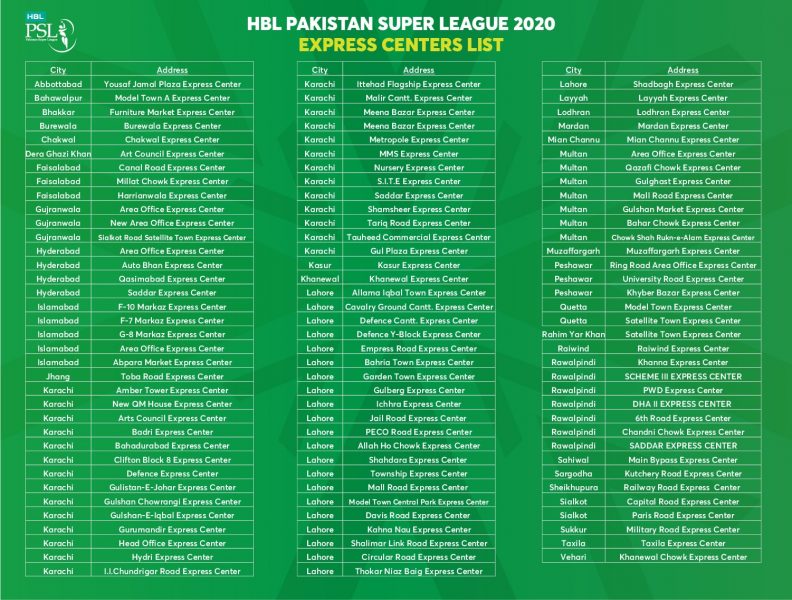 PSL 5 Tickets