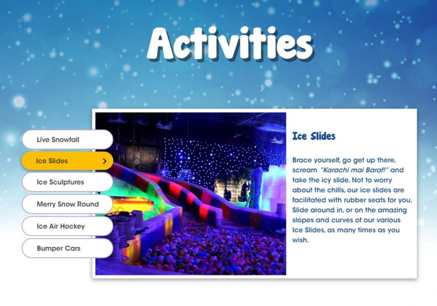 Winterland Karachi Ticket Prices, Timings and Activities at Pakistan