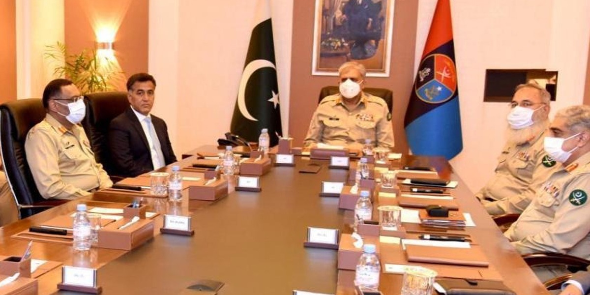 COAS General Qamar Javed visits ISI headquarters