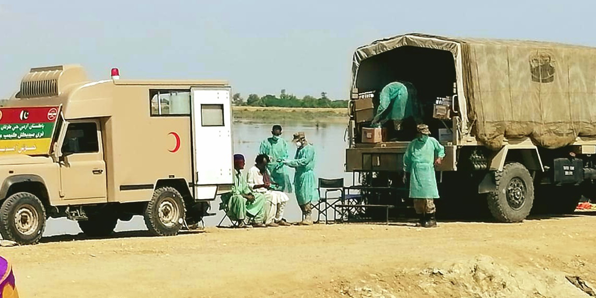 Pakistan Army continues relief operations in flood-affected areas in Dadu
