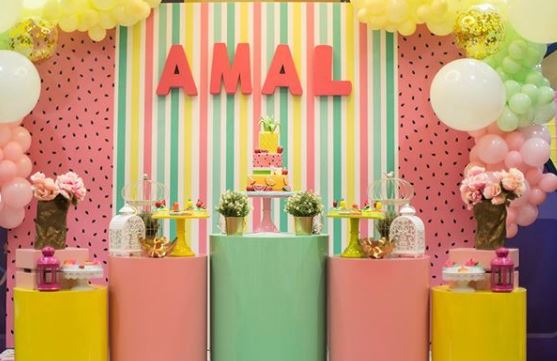 Amal Muneeb first birthday