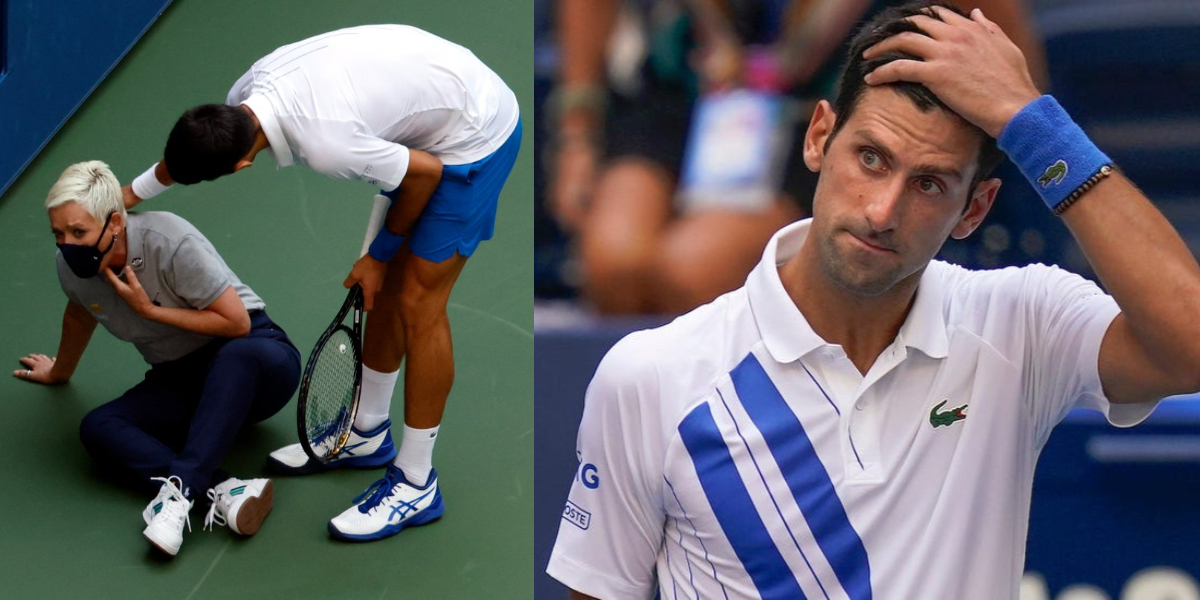 Novak Djokovic disqualified