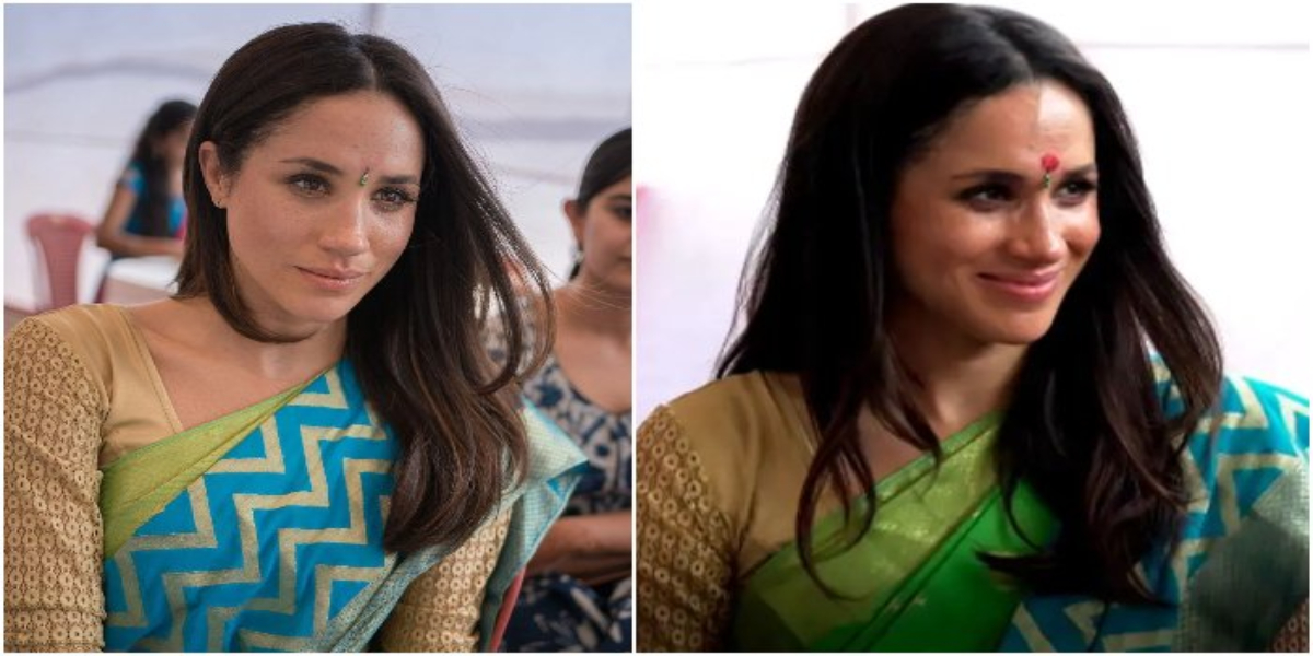 Meghan Markle's pictures in saree go viral