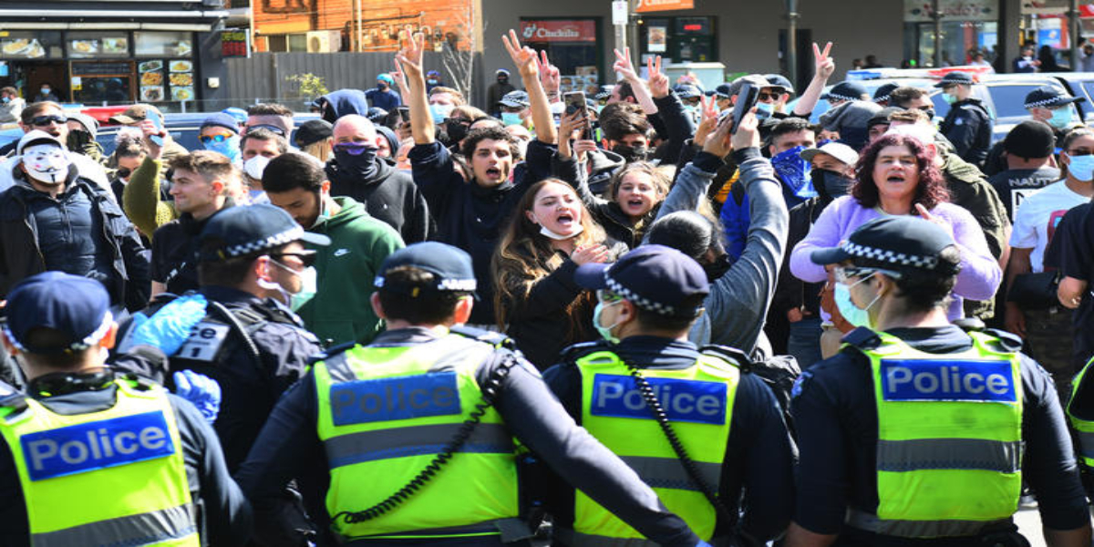 Melbourne Anti-Lockdown Protest: Police arrested 74 people