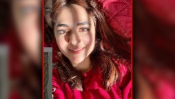 Yumna Zaidi Dazzles In Stunning Red Attire For Photo-Shoot