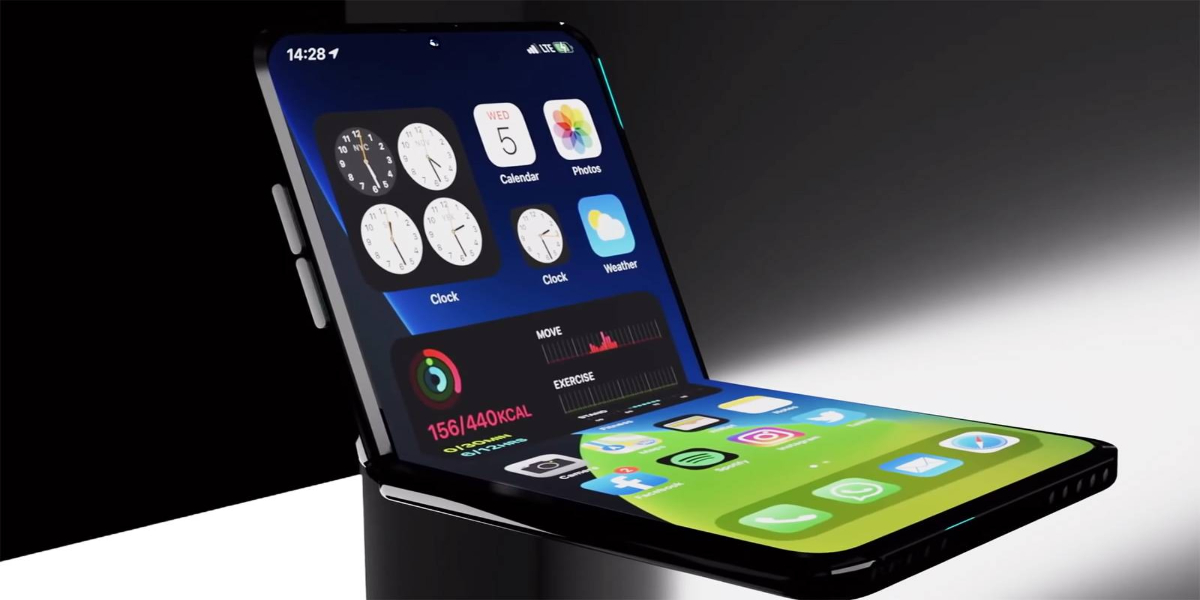 foldable Apple iPhone