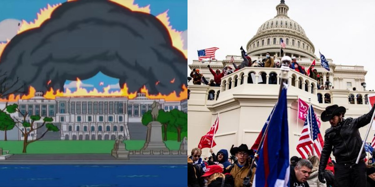 Simpsons Capitol Riots