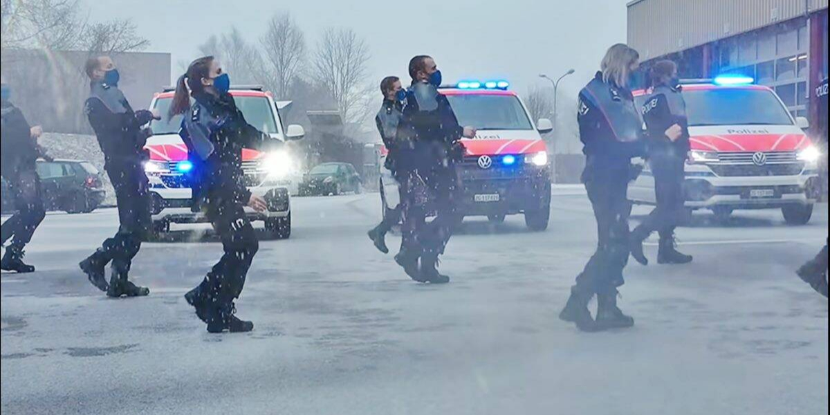 Switzerland Police’s Dance to African Song Goes Viral