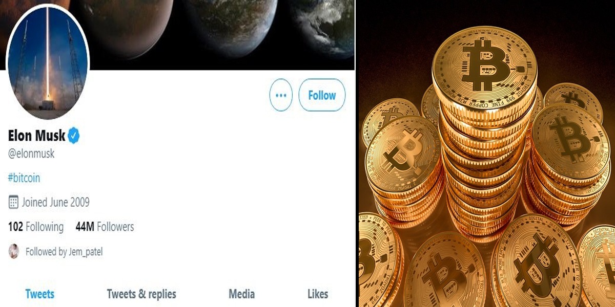 Bitcoin Soars Above $38,000 After Musk Writes #bitcoin On Twitter