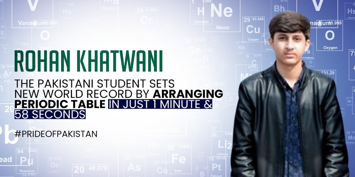 Pakistani boy periodic table
