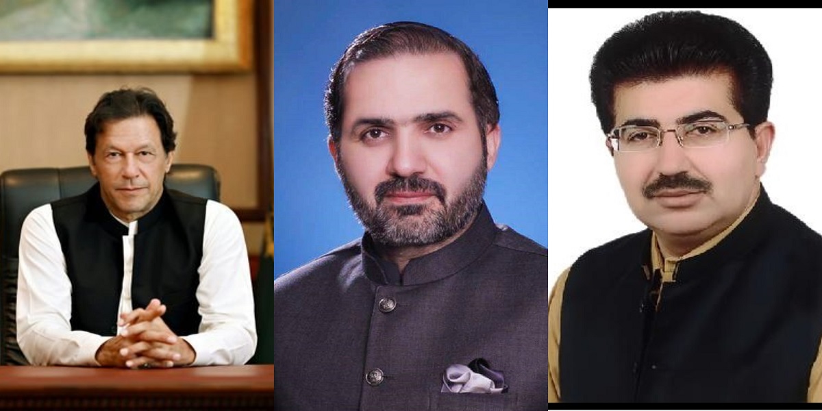 Imran Khan Sadiq Sanjrani & Mirza Afridi