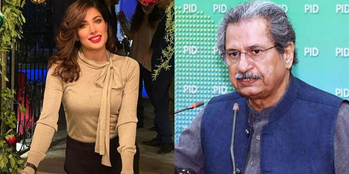 Mehwish Hayat thanks Shafqat Mahmood