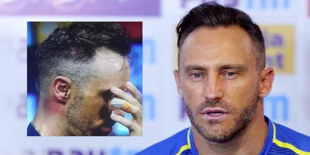 Faf du Plessis PSL 2021 concussion