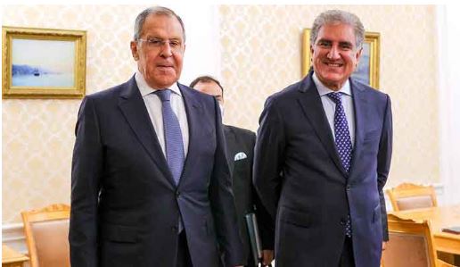 shahmehmood qureshi with russian