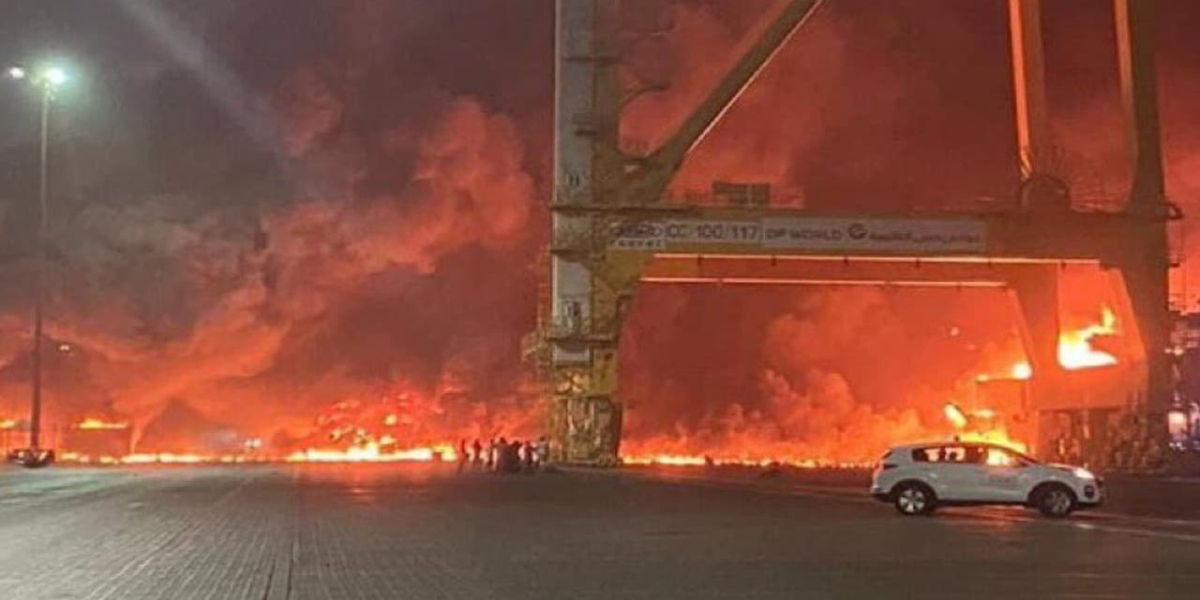 Dubai Jebel Ali Port Explosion