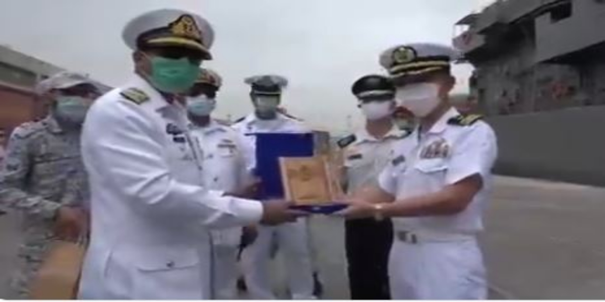 Japanese Maritime Self Defence Force Ship Visits Karachi Port.