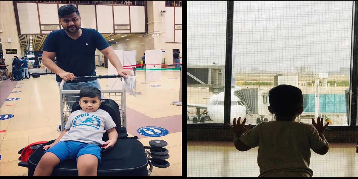 Pakistani father traveling alone with his toddler won millions of hearts on social media