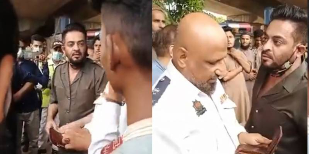 Aamir Liaquat Traffic Police Incident