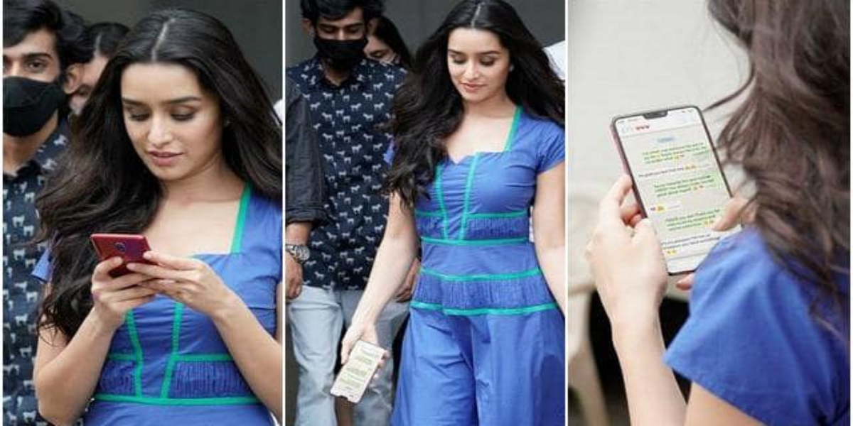 Shraddha Kapoor's WhatsApp chat leakedShraddha Kapoor's WhatsApp chat leaked