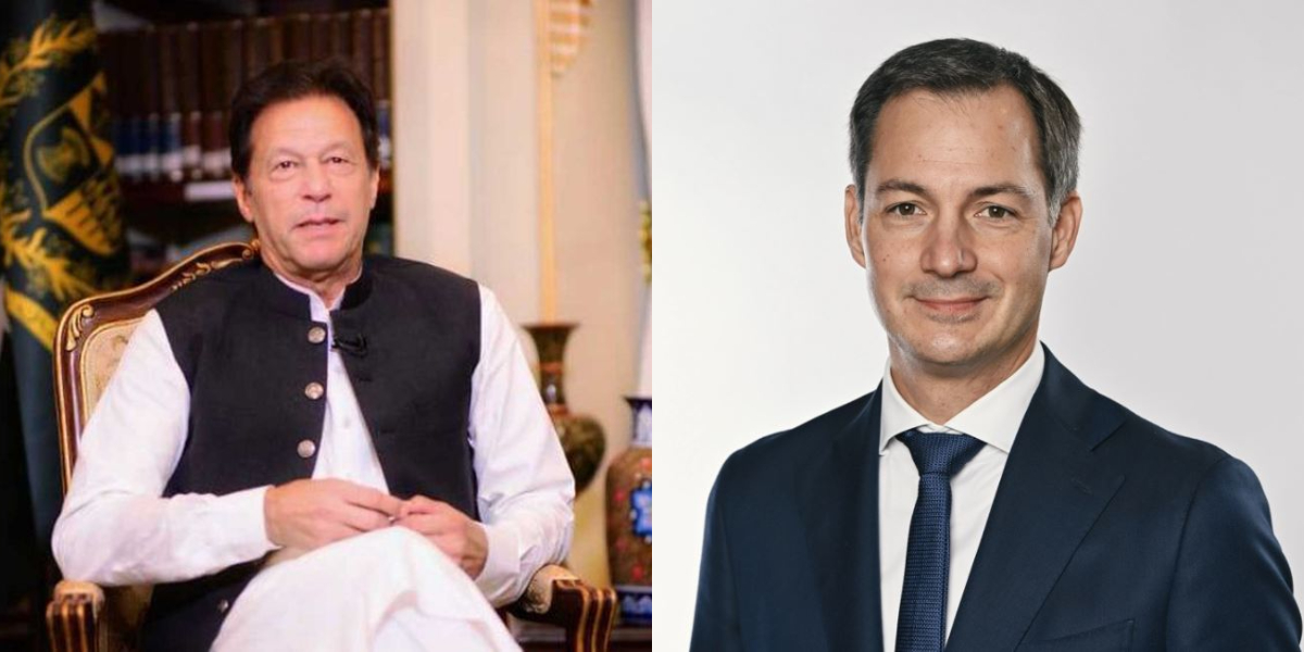 PM Imran Belgian counterpart