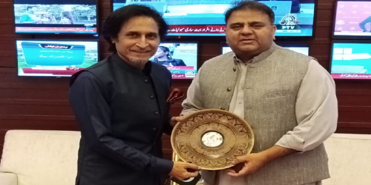 Ramiz Raja introducing a new cricket channel in Pakistan