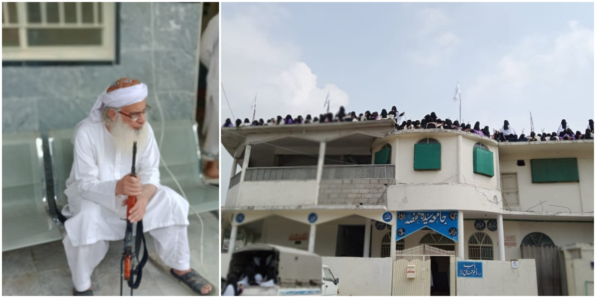 Lal Masjid's Maulana Abdul Aziz booked for displaying weapon, threatening Police