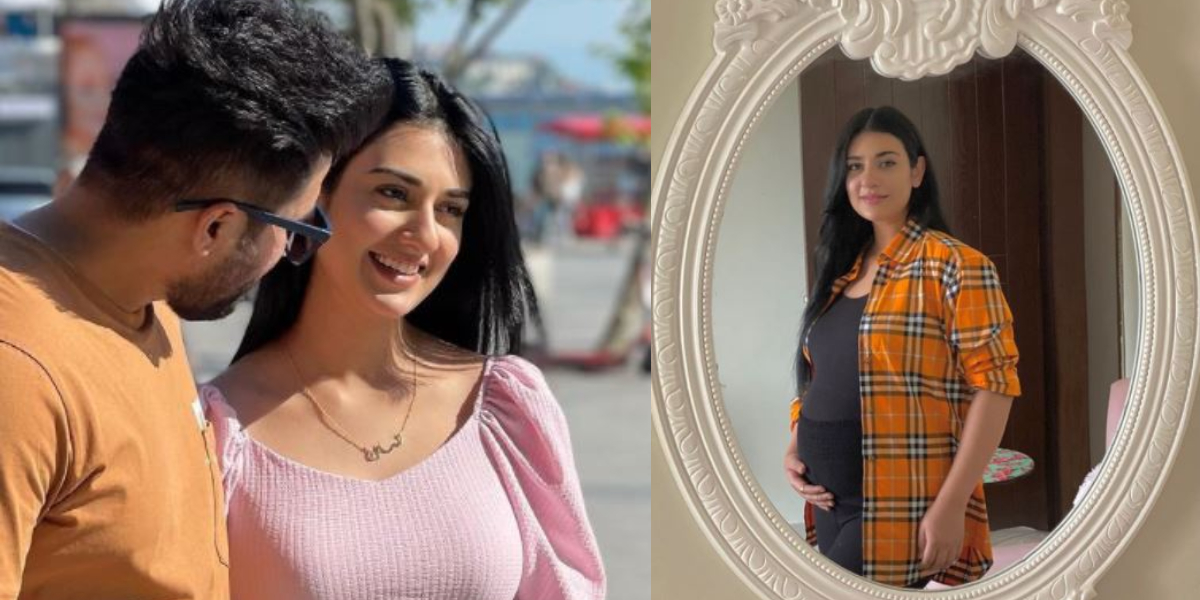 Sarah Khan baby bump