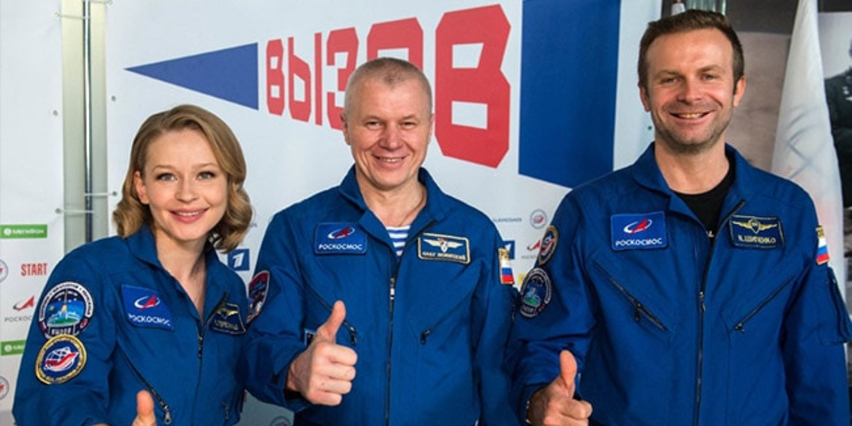 Russian first film in space