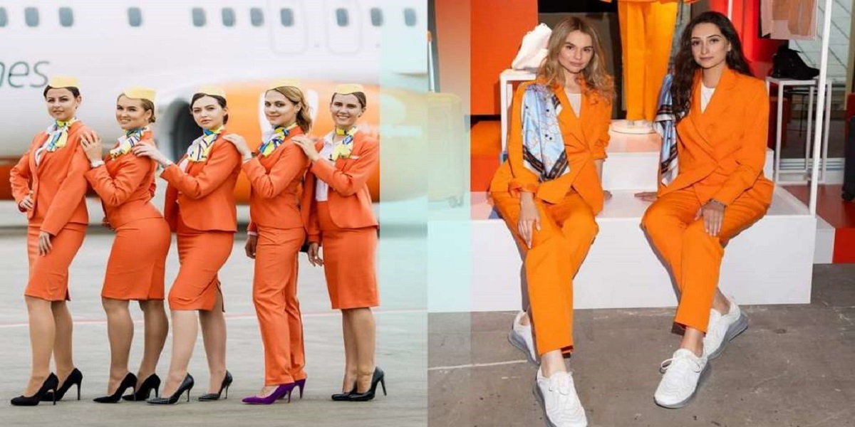 SkyUp Airline replace sneakers, trousers from High Heels, Pencil Skirts