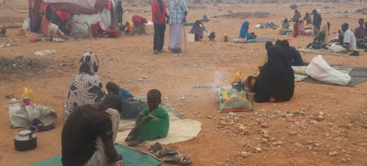 Somalian's displaced from their homes