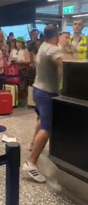 fight at airport